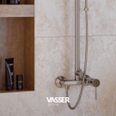 LYRA - DUCHA CON BARRAL EXTERIOR Monocomando  - VASSER