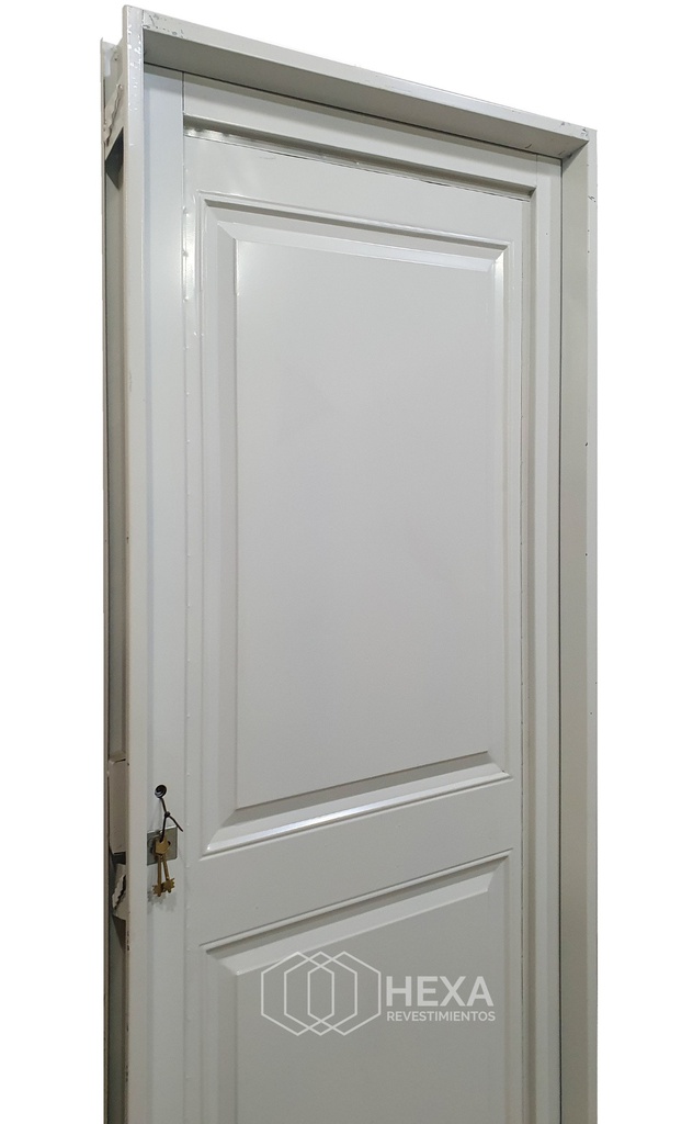 Puerta de Chapa Simple IRIS Blanco 80cm Derecha