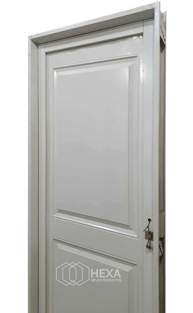 Puerta de Chapa Simple IRIS Blanco 80cm Izquierda