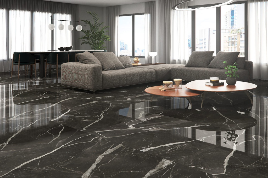 CALACATA BLACK - 62x121 - 2,26 M2 - PORCELANATO 1°