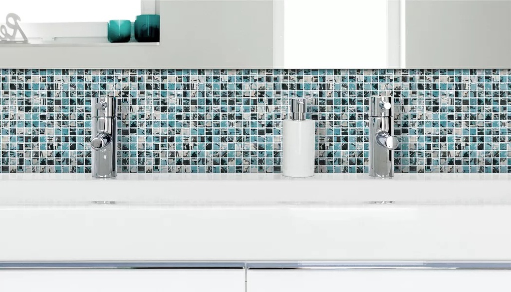 MOSAICO ESPADACHIN AQUA - 30x30 - PIU