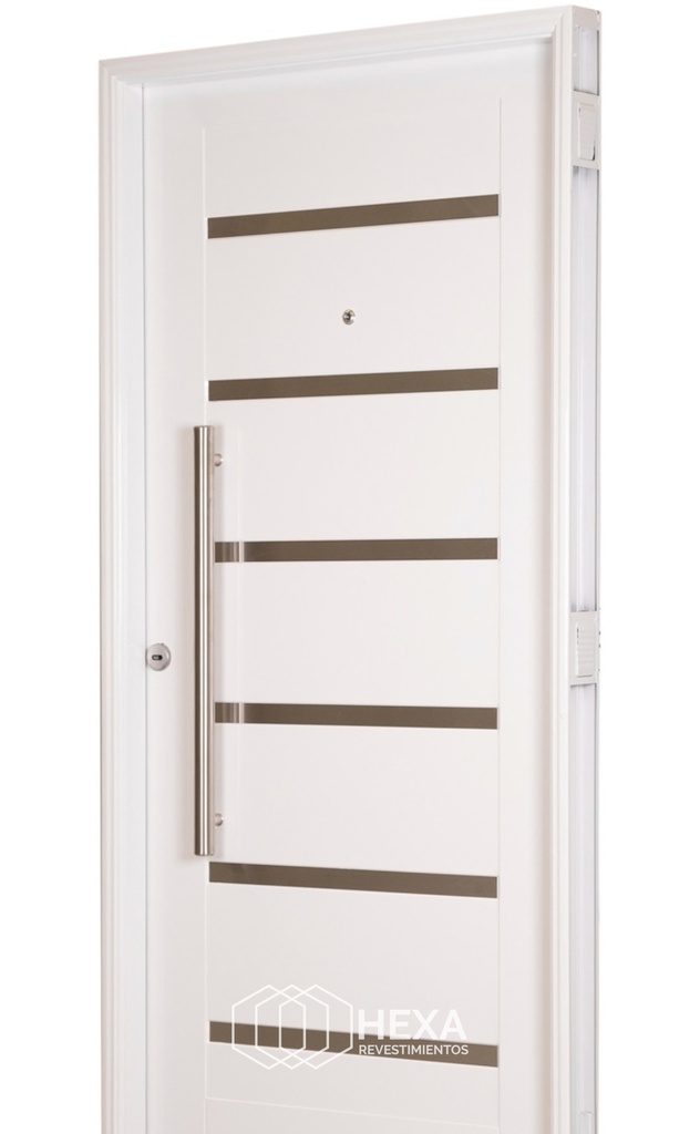 Puerta Antibarreta VERONA (50) -80cm - Blanca - Derecha - Linea PREMIUM