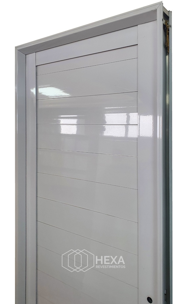 PUERTA ALUMINIO TUBULAR 36mm - CIEGA - 80cm - Izquierda