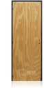 Puerta PINO 60cm Derecha Marco Chapa 6,5cm  - ECOABERTURAS