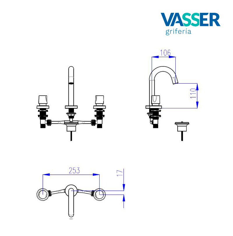 GALENA STD LAVATORIO - VASSER