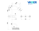 ALIZE PDI - DUCHA EMB. C/TRANSF. C.Standard - VASSER