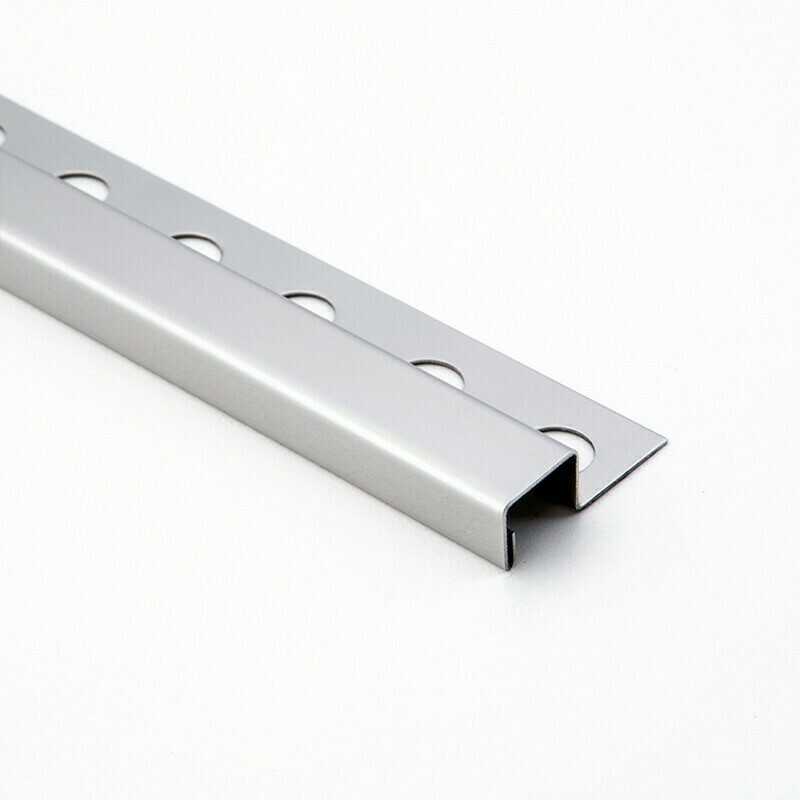 OMEGA ACERO INOX 430 - 10x10mm x 2500mm - BRILLANTE