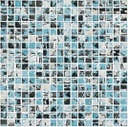 MOSAICO ESPADACHIN AQUA - 30x30 - PIU