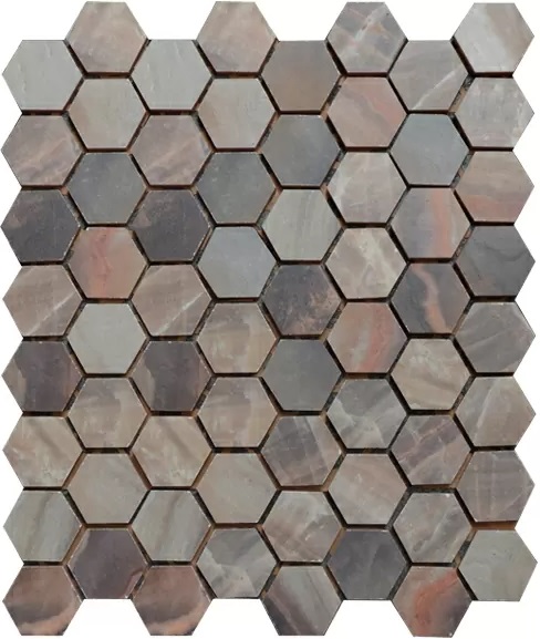 MOSAICO HEXA ONIX - 26x30 - PIU