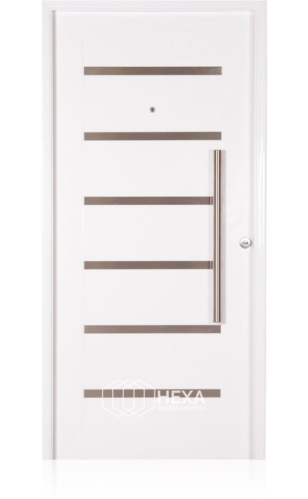 Puerta Antibarreta VERONA (50) -80cm - Blanca - Izquierda - Linea PREMIUM