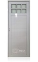 HFA PUERTA ALUMINIO TUBULAR 36mm - 1/4 VIDRIO - 80cm - Derecha