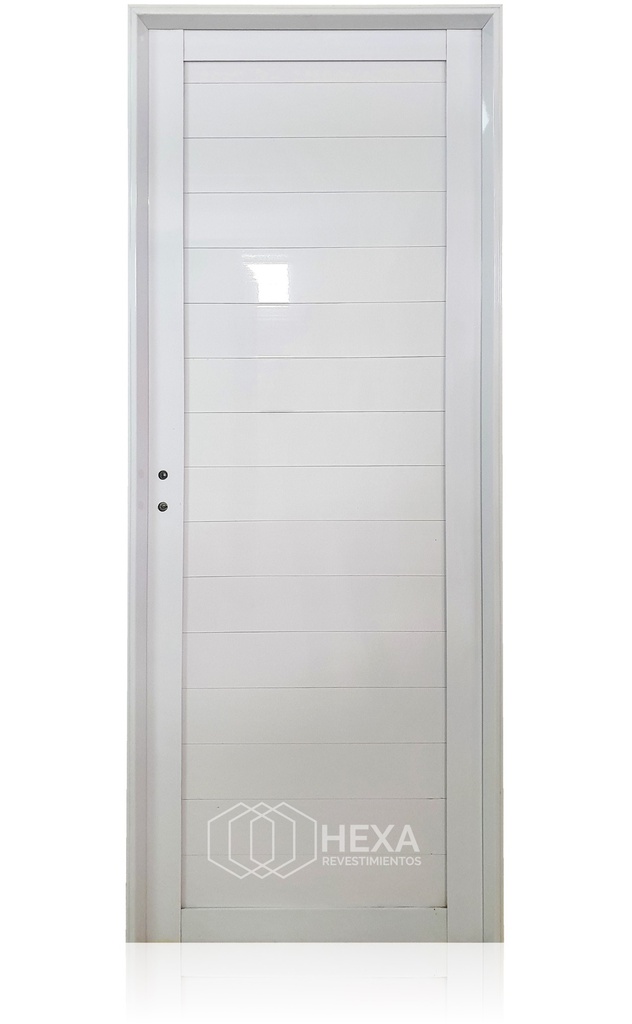 PUERTA ALUMINIO TUBULAR 36mm - CIEGA - 80cm - Derecha