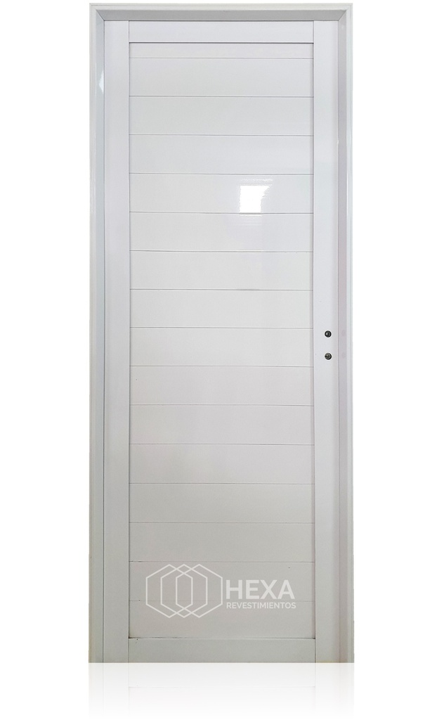 PUERTA ALUMINIO TUBULAR 36mm - CIEGA - 80cm - Izquierda