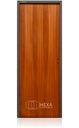 Puerta CEDRO Australiano 70cm Izquierda Marco Chapa 6,5cm  - ECOABERTURAS