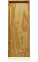 PUERTA DE PINO 70cm Izquierda MARCO MADERA 9cm