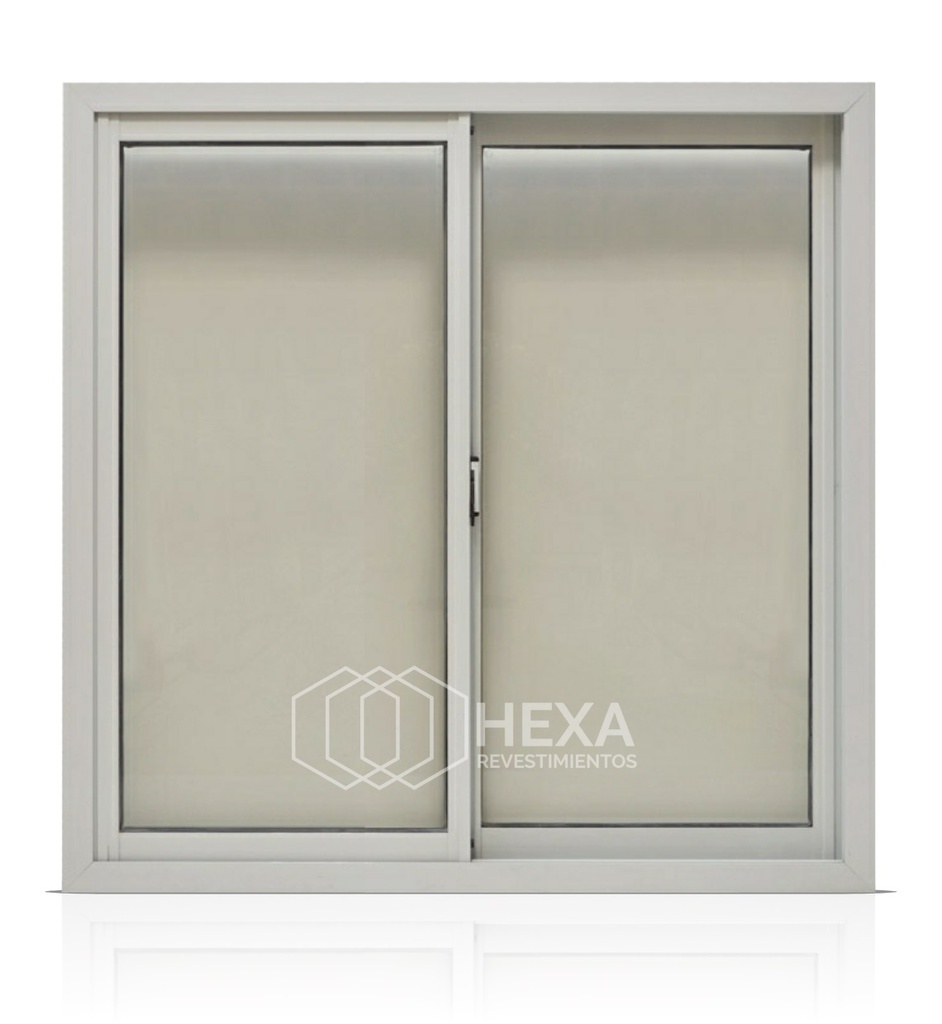 VENTANA CORREDIZA 100x100 VIDRIO ENTERO 