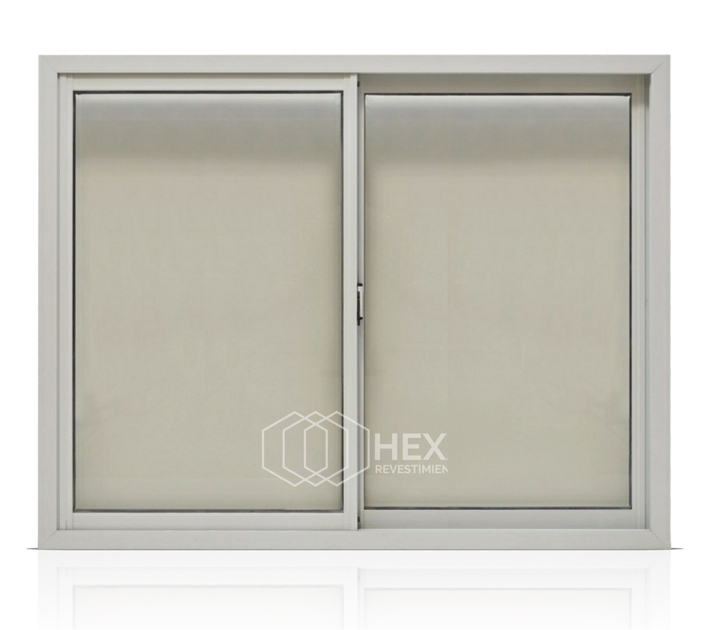 VENTANA CORREDIZA 140x110 VIDRIO ENTERO 