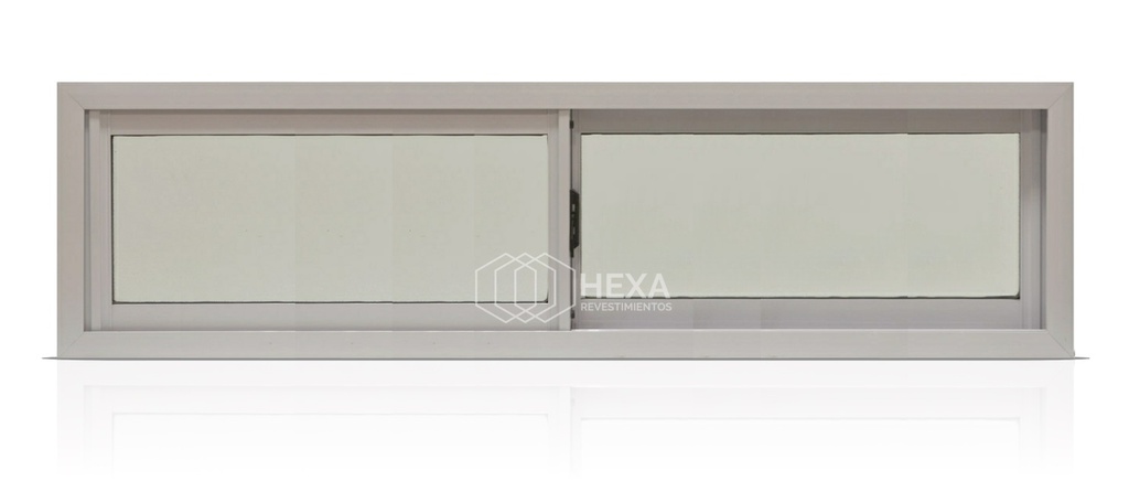 VENTANA CORREDIZA 150x040 VIDRIO ENTERO 