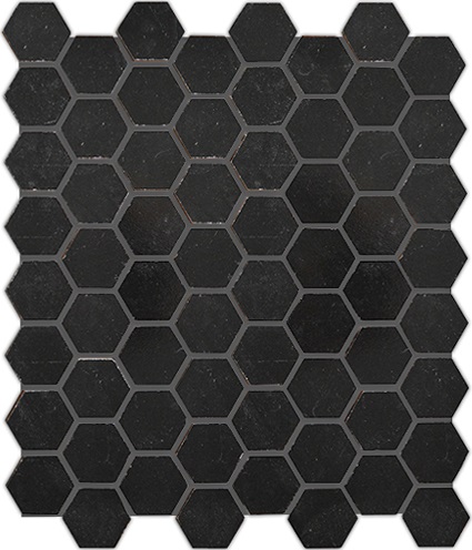 MOSAICO HEXA NEGRO - 26x30 - PIU