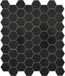 [MOSHEXNEGR26030] MOSAICO HEXA NEGRO - 26x30 - PIU