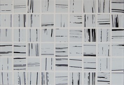 [86] MALLA 20X30 BIANCO NERO - I-COLORI 3X3