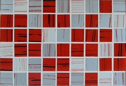 [92] MALLA 20X30 ROSSO ARGENTO - I-COLORI 3X3