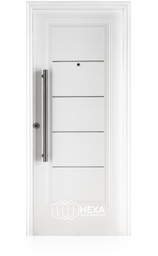 [7791097868989] Puerta PRIMMA PLUS Mod. 1709 - 80cm - BLANCO - Derecha