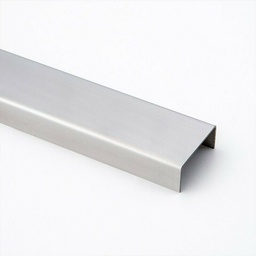 [430CU30X10B] LISTEL ACERO INOX 430 - 30x10mm x 2500mm - BRILLANTE
