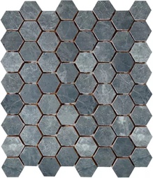 [MOSHEXLUNE26030] MOSAICO HEXA LUNEL - 26x30 - PIU