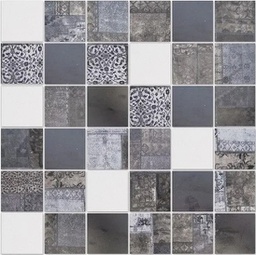 [MOSCARGRI03030] MOSAICO CARPET GRIS - 30x30 - PIU