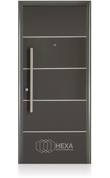 [7791097869443] Puerta PRIMMA PLUS Mod. 1783 - 80cm - GRAFITO - Derecha