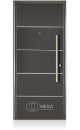 [7791097869450] Puerta PRIMMA PLUS Mod. 1783 - 80cm - GRAFITO - Izquierda