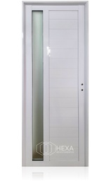 [PAT36VL80I] HFA PUERTA ALUMINIO TUBULAR 36mm - VIDRIO LATERAL - 80cm - Izquierda