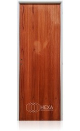 [ECOCAAL60D] Puerta CEDRO Australiano 60cm Derecha Marco Aluminio 8cm - ECOABERTURAS