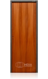 [ECOCACH60D] Puerta CEDRO Australiano 60cm Derecha Marco Chapa 6,5cm  - ECOABERTURAS