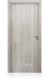 [TEKSL70M10NEI] Puerta Tekstura Lisa 70cm Marco Madera 10cm - Nevada Izquierda